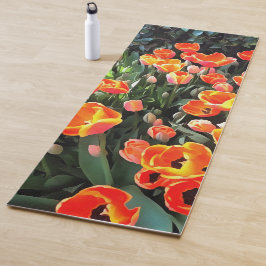 De rode tulpen van Istanbul Yogamat