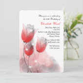 De rode Uitnodiging van de Partij van de (Staand voorkant)