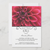 De rode Uitnodigingen van het Vrijgezellenfeest (Voorkant)