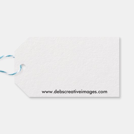 De rode Uitrusting van de Vos Cadeaulabel (Achterkant Horizontaal)