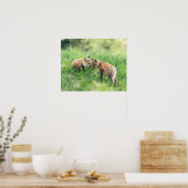 De rode Uitrustingen van de Vos Poster (Keuken)