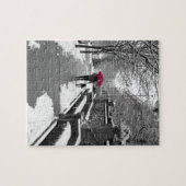 De Rode Umbrella Legpuzzel (Horizontaal)