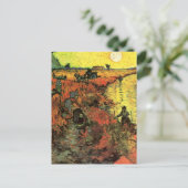 De Rode Vineyard van Vincent van Gogh Briefkaart (Staand voorkant)