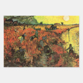 De Rode Vineyard van Vincent van Gogh Inpakpapier Vel (Voorkant 3)