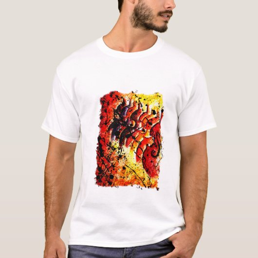 de rode viool t-shirt (Voorkant)
