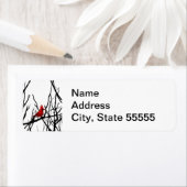 De rode vogel van Leslie Peppers Etiket (Insitu)