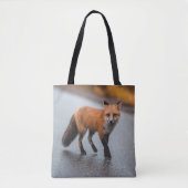 De rode vos tote bag (Voorkant)