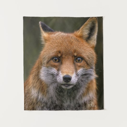 De rode vos wandkleed (Voorkant)