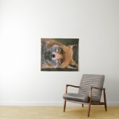 De rode vos wandkleed (In Situ (horizontaal))