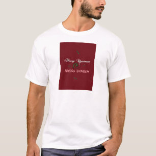 De rode Vrolijke Zonneschijn Wishes.png van de T-shirt