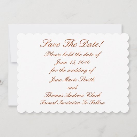 De rode Waterverf Dragonflies sparen de Datum Save The Date (Achterkant)