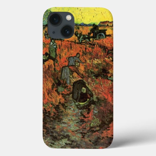 De rode wijngaard door Vincent van Gogh Case-Mate iPhone Case (Achterkant)