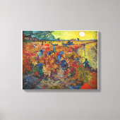 De rode wijngaard van Vincent van Gogh (1888) Canvas Afdruk (Voorkant)