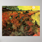 De Rode Wijngaard van Vincent van Gogh Poster (Voorkant)