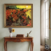 De Rode Wijngaard van Vincent van Gogh Poster