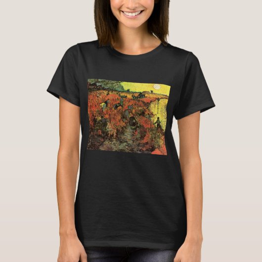 De rode wijngaard van Vincent van Gogh T-shirt (Voorkant)