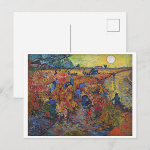 De Rode Wijngaard Vincent van Gogh Briefkaart