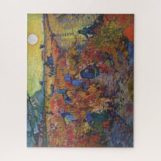 De rode wijngaard | Vincent van Gogh | Legpuzzel (Verticaal)