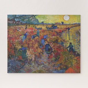 De rode wijngaard   Vincent van Gogh   Legpuzzel
