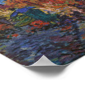 De rode wijngaard | Vincent van Gogh | Poster (Hoek)