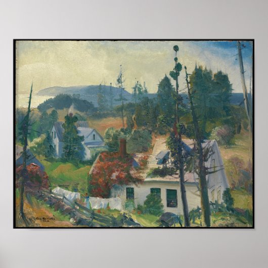 De rode wijnstok - balgen poster (Voorkant)