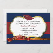 De Rode, Witte, en Blauwe Uitnodiging van de Parti (Voorkant)