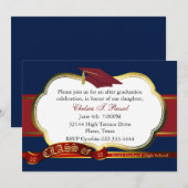 De Rode, Witte, en Blauwe Uitnodiging van de Parti (Voorkant / Achterkant)