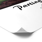 De rode Zee afdrukken scheiden Poster (Hoek)