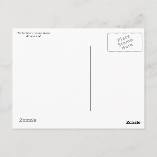 De Rode Zwan Briefkaart (Achterkant)