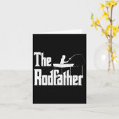 De Rodfather Funny Vist papa Gift Kaart (Gele Bloem)
