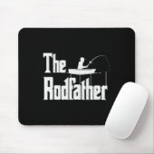 De Rodfather Funny Vist papa Gift Muismat (Met muis)