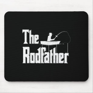 De Rodfather Funny Vist papa Gift Muismat