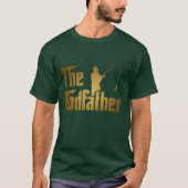 De Rodfather Grappige Visparodie Design voor Papa T-shirt (Voorkant)