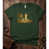 De Rodfather Grappige Visparodie Design voor Papa T-shirt