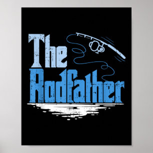 De Rodfather Grappige Visparodie Poster