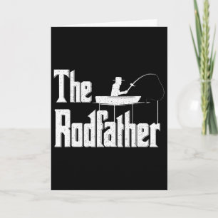 De Rodfather Grappige Visser Vader Cadeau Kaart