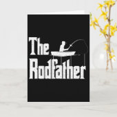 De Rodfather Grappige Visser Vader Cadeau Kaart (Gele Bloem)