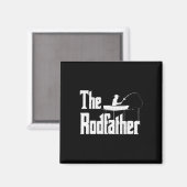 De Rodfather Grappige Visser Vader Cadeau Magneet (Voorkant / Achterkant)