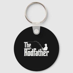 De Rodfather Grappige Visser Vader Humor Sleutelhanger