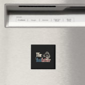 De Rodfather Retro Groovy Visliefhebber Vader D Magneet (Insitu (Vaatwasser))