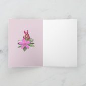 De Rododendron van de orchidee knop-past om het Kaart (Binnen)