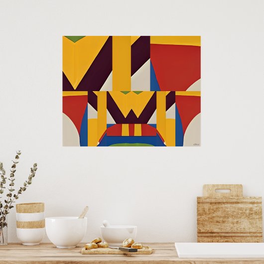 De roeiboot poster (Keuken)