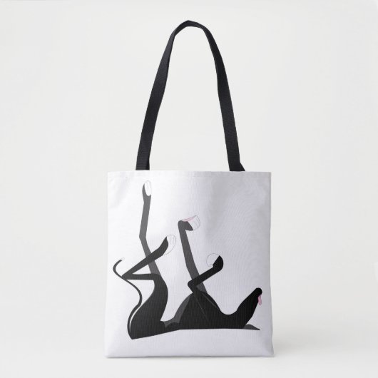 De roekelhond tote bag (Voorkant)