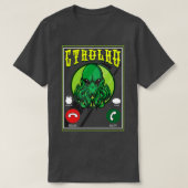 De roep van Cthulhu fictieve donker occulte monste T-shirt (Design voorkant)