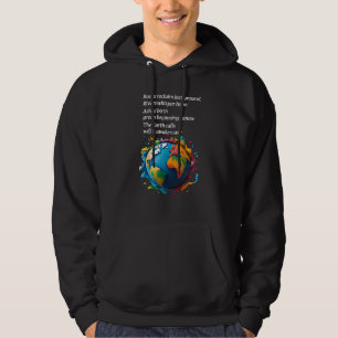 De roep van de aarde: zullen we luisteren? Milieuv Hoodie