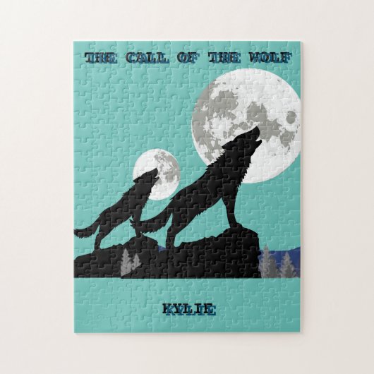 "DE ROEP VAN DE WOLF" GEPERSONALISEERD LEGPUZZEL (Verticaal)