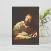De Roeping van de apostel Mattheus Feestdagenkaart (Staand voorkant)