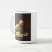 De Roeping van de apostel Mattheus Koffiemok (Voorkant links)