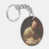 De Roeping van de apostel Mattheus Sleutelhanger (Voorkant Links)