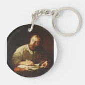 De Roeping van de apostel Mattheus Sleutelhanger (Achterkant)